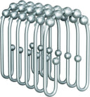 U-Shaped Double Shower Curtain Hooks