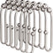 U-Shaped Double Shower Curtain Hooks