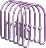 U-Shaped Double Shower Curtain Hooks