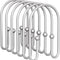 U-Shaped Double Shower Curtain Hooks