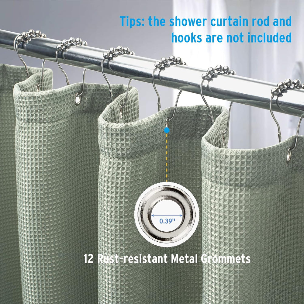 Waffle Colorful Shower Curtain