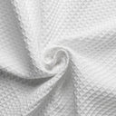 Waffle Fabric Shower Curtain