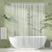 AmazerBath Medium Weight PEVA Shower Curtain Liner, 5G Waterproof & Weighted in Clear, main product image.