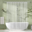AmazerBath Medium Weight PEVA Shower Curtain Liner, 5G Waterproof & Weighted in Clear, main product image.
