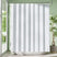 AmazerBath Medium Weight PEVA Shower Curtain Liner, 5G Waterproof & Weighted in White, main product image.