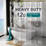 AmazerBath Clear Vinyl Shower Curtain Liner, 12G Heavy Duty & Weighted in 72"W x 96"L, main product image.