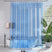 AmazerBath Lightweight PEVA Shower Curtain Liner, 3G Waterproof & Weighted in Blue, main product image.