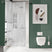 AmazerBath Lightweight PEVA Shower Curtain Liner, 3G Waterproof & Weighted in Clear, main product image.