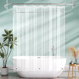 AmazerBath Lightweight PEVA Shower Curtain Liner, 3G Waterproof & Weighted in Clear, main product image.