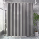 AmazerBath Lightweight PEVA Shower Curtain Liner, 3G Waterproof & Weighted in Grey, main product image.