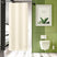 AmazerBath Heavy Duty PEVA Shower Curtain Liner, 8G Waterproof & Weighted in Beige, main product image.