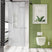 AmazerBath Heavy Duty PEVA Shower Curtain Liner, 8G Waterproof & Weighted in Clear, main product image.