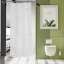 AmazerBath Heavy Duty PEVA Shower Curtain Liner, 8G Waterproof & Weighted in Frosted, main product image.