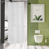AmazerBath Heavy Duty PEVA Shower Curtain Liner, 8G Waterproof & Weighted in Frosted, main product image.