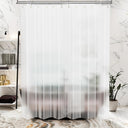 AmazerBath Heavy Duty PEVA Shower Curtain Liner, 8G Waterproof & Weighted in Frosted, main product image.