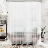 AmazerBath Heavy Duty PEVA Shower Curtain Liner, 8G Waterproof & Weighted in Frosted, main product image.