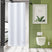 AmazerBath Heavy Duty PEVA Shower Curtain Liner, 8G Waterproof & Weighted in White, main product image.