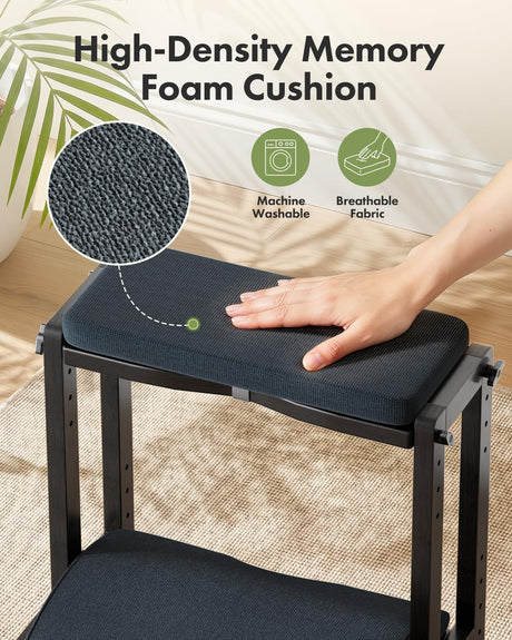 Cleaning and care instructions for the Bamboo Under-Desk Footrest with Rocking Support.