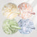AmazerBath Colorful Bath Loofah Sponges, Set of 4 in Melon, main product image showing the selected variant.