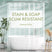 AmazerBath Clear lightweight PEVA shower curtain liner, 72 x 84 inches