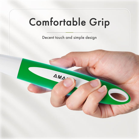 AmazerBath Green-Green long-handle kitchen dish brushes, product gallery image showing design details and features.