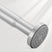 AmazerBath nickel segmented spring tension shower curtain rod installed in a bathroom for secure, tool-free support.