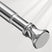AmazerBath chrome spring tension shower curtain rod shown on a clean background for adjustable bathroom installation.