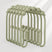 AmazerBath set of 12 olive green ball-bearing U-shaped double shower curtain hooks for hanging a curtain and liner.
