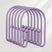AmazerBath U-Shaped Double Shower Curtain Hooks, Set of 12, product image showing design and key features.