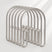 AmazerBath U-Shaped Double Shower Curtain Hooks, Set of 12, product image showing design and key features.
