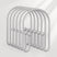 AmazerBath U-Shaped Double Shower Curtain Hooks, Set of 12, product image showing design and key features.