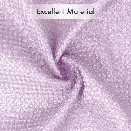 AmazerBath Lavender 240 GSM waffle shower curtain for bathroom use