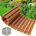 AmazerBath curved wooden garden pathway in Natural, main variant image showing product color, finish, and design details.