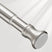 AmazerBath nickel spring tension shower curtain rod shown on a clean background for adjustable bathroom installation.