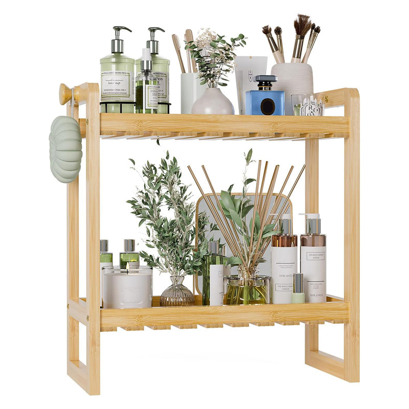 AmazerBath Bamboo Over The Toilet Storage Rack