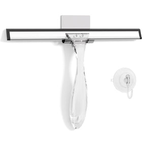 Squeegee with suction cup on a white background