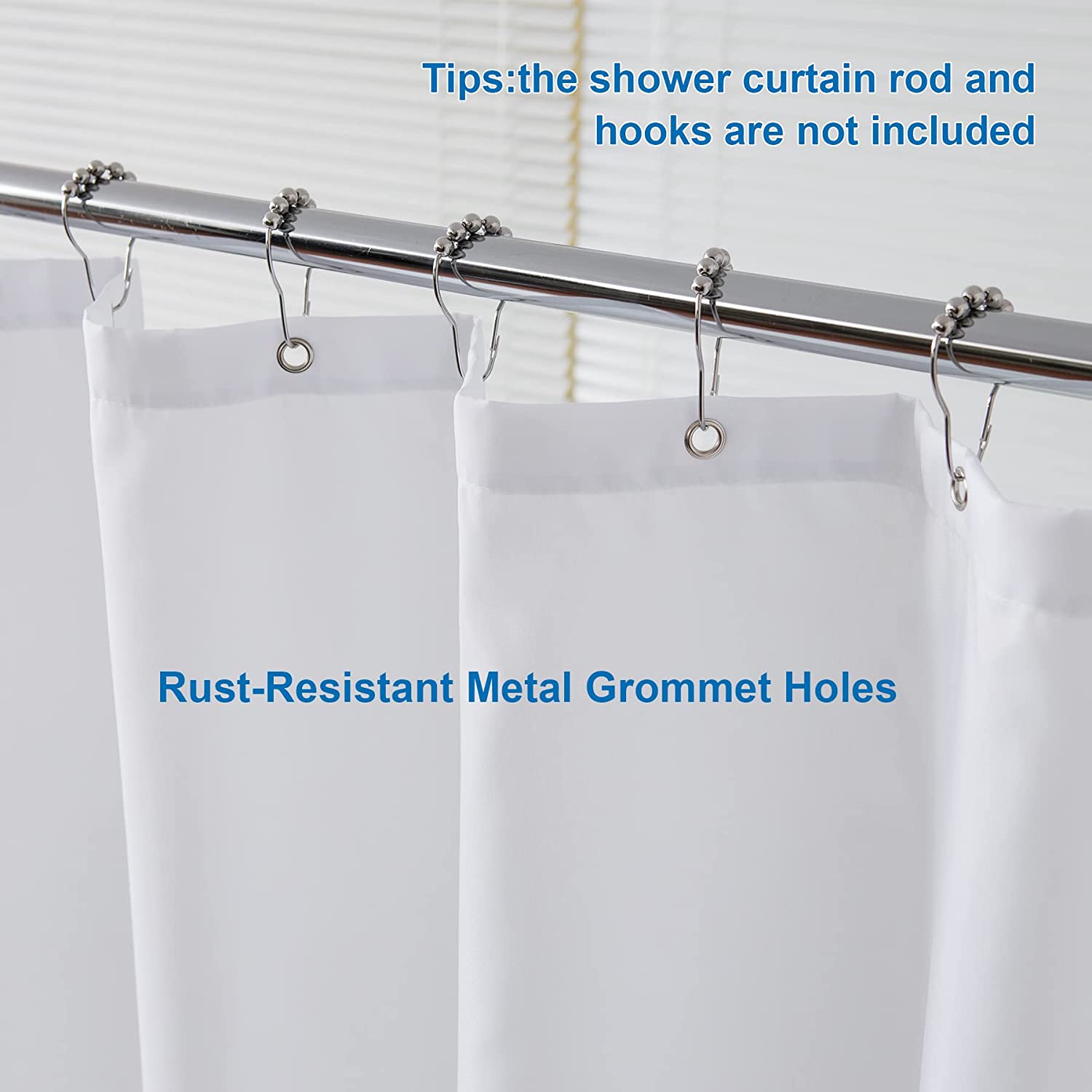 AmazerBath Shower Curtain Liner - Thumbnail 4