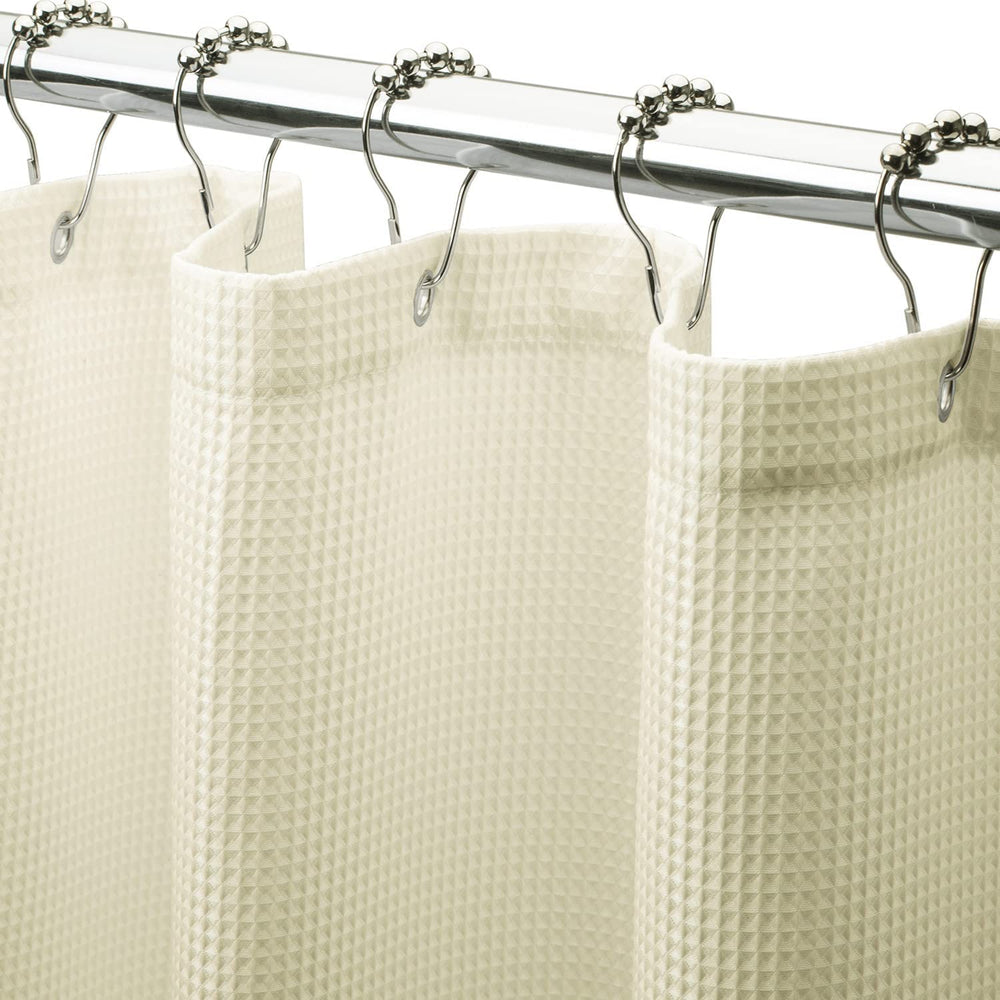 240G Waffle Shower Curtain Cream