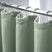 240G Waffle Shower Curtain Sage Green