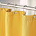 240G Waffle Shower Curtain Yellow