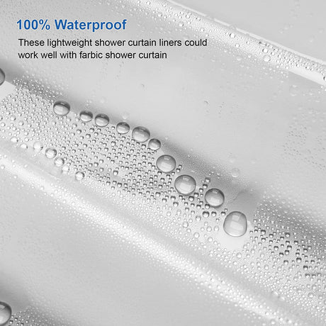 2 Pack 3G Shower Curtain Liners