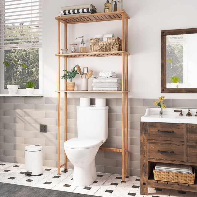 3-Tier Over The Toilet Storage Shelf