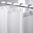Amazer Rust-Resistant Stainless Steel Wide Shower Curtain Rings Hooks for Bathroom
