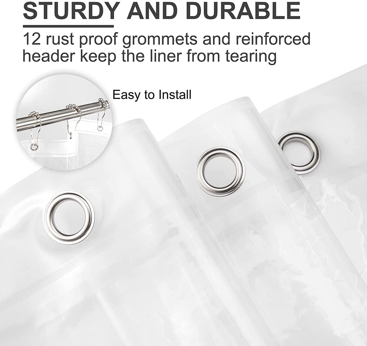 5G Medium Shower Curtain Liner