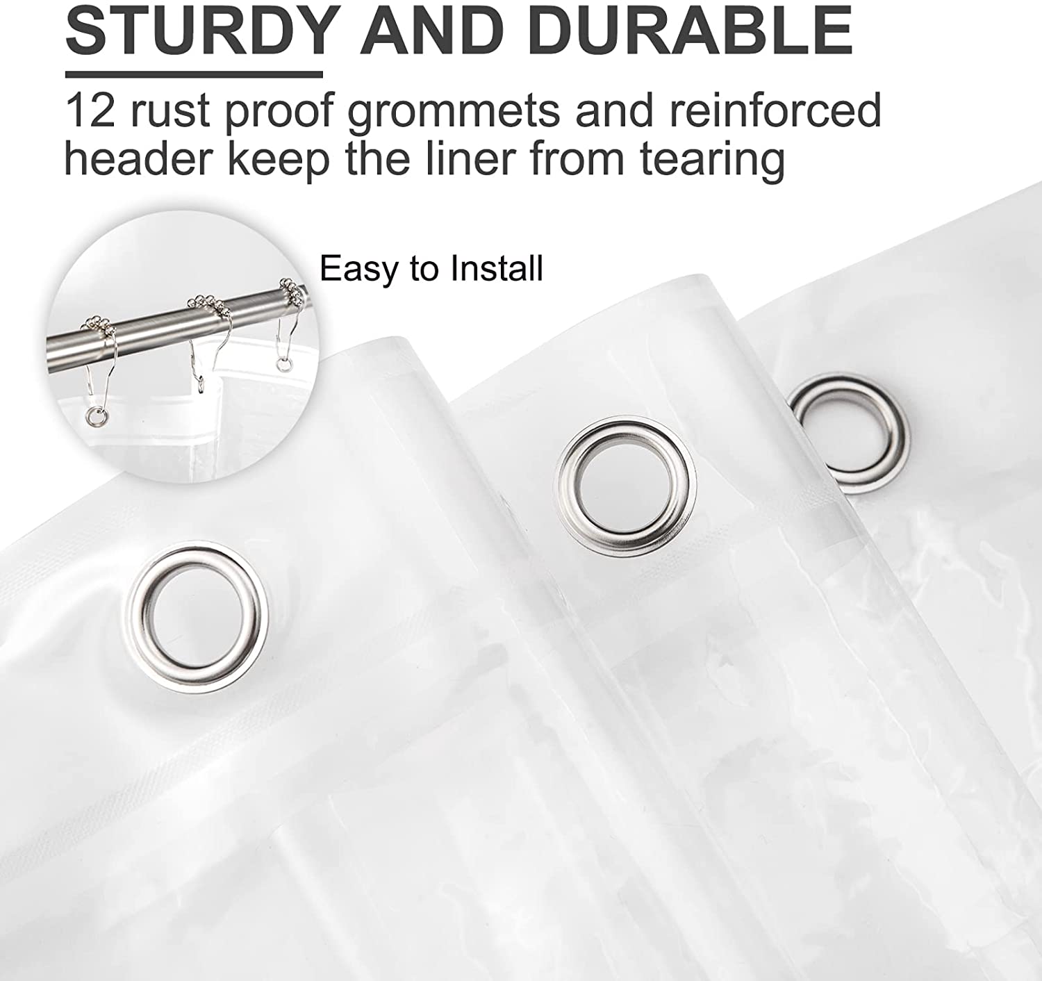 5G Medium Shower Curtain Liner