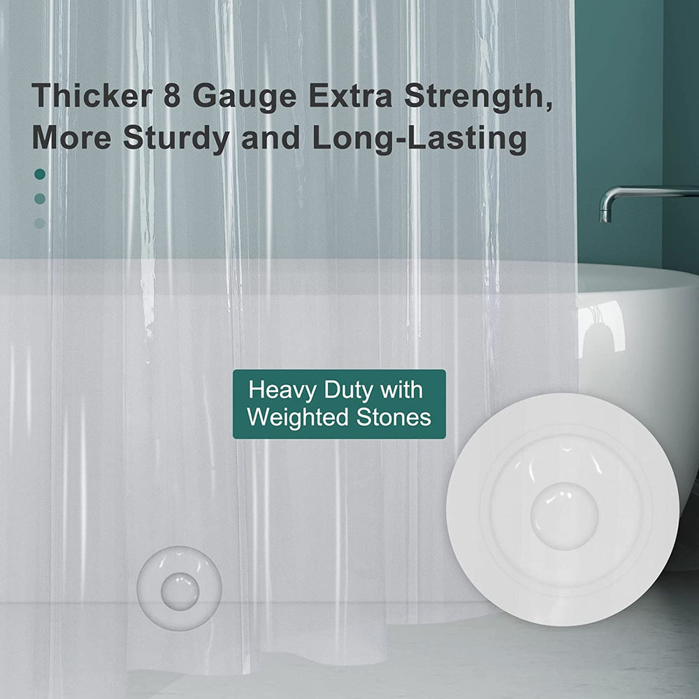 8G Heavy Duty Shower Curtain Liner