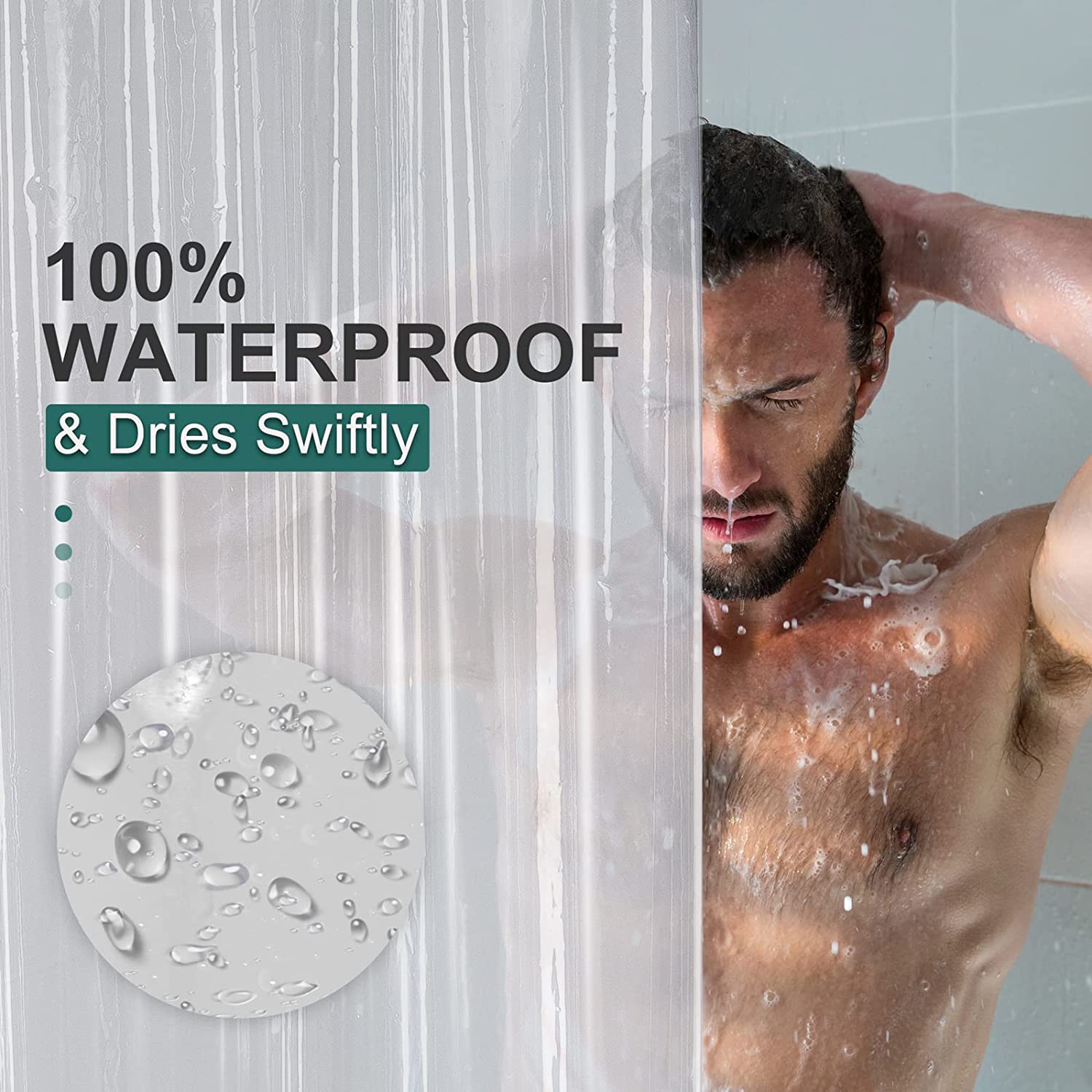 8G Heavy Duty Shower Curtain Liner