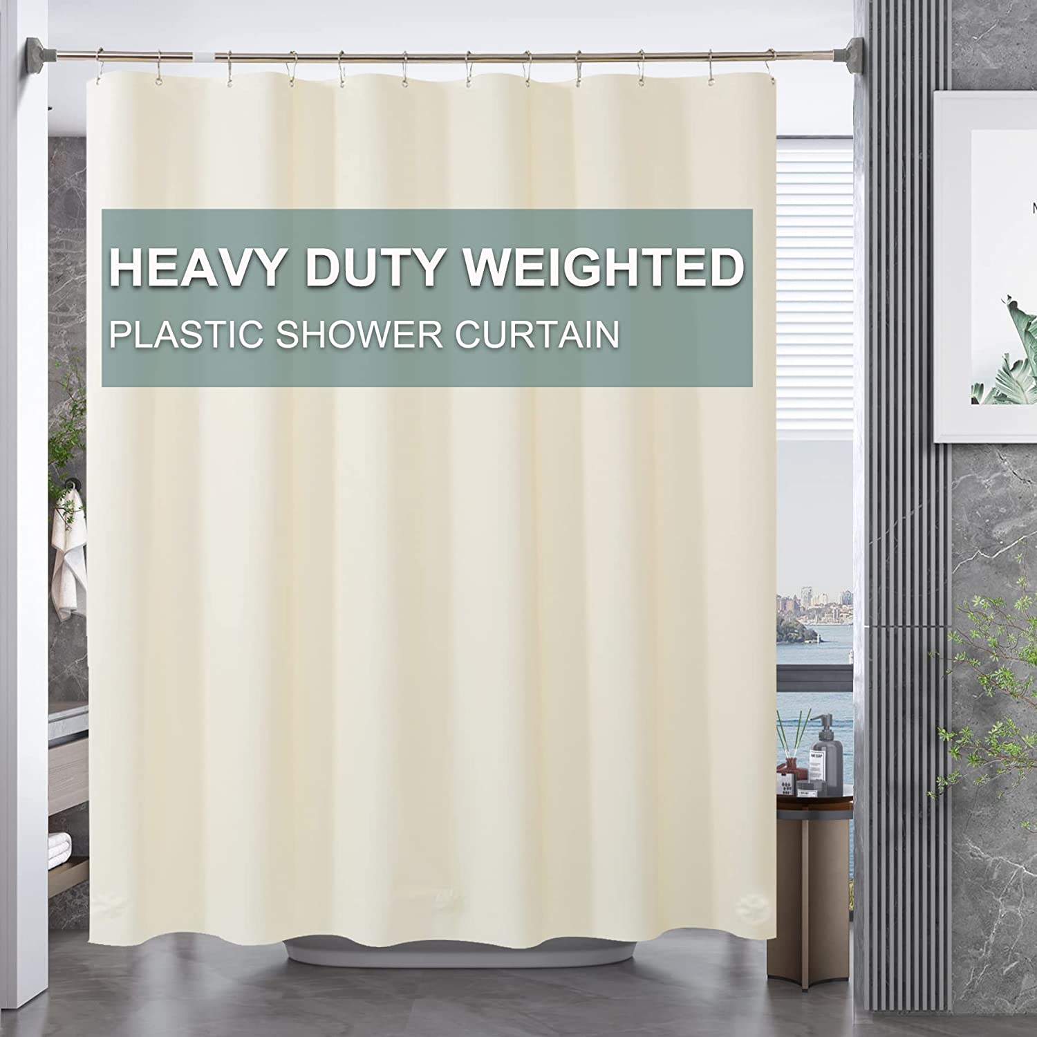 8G Heavy Duty Shower Curtain Liner