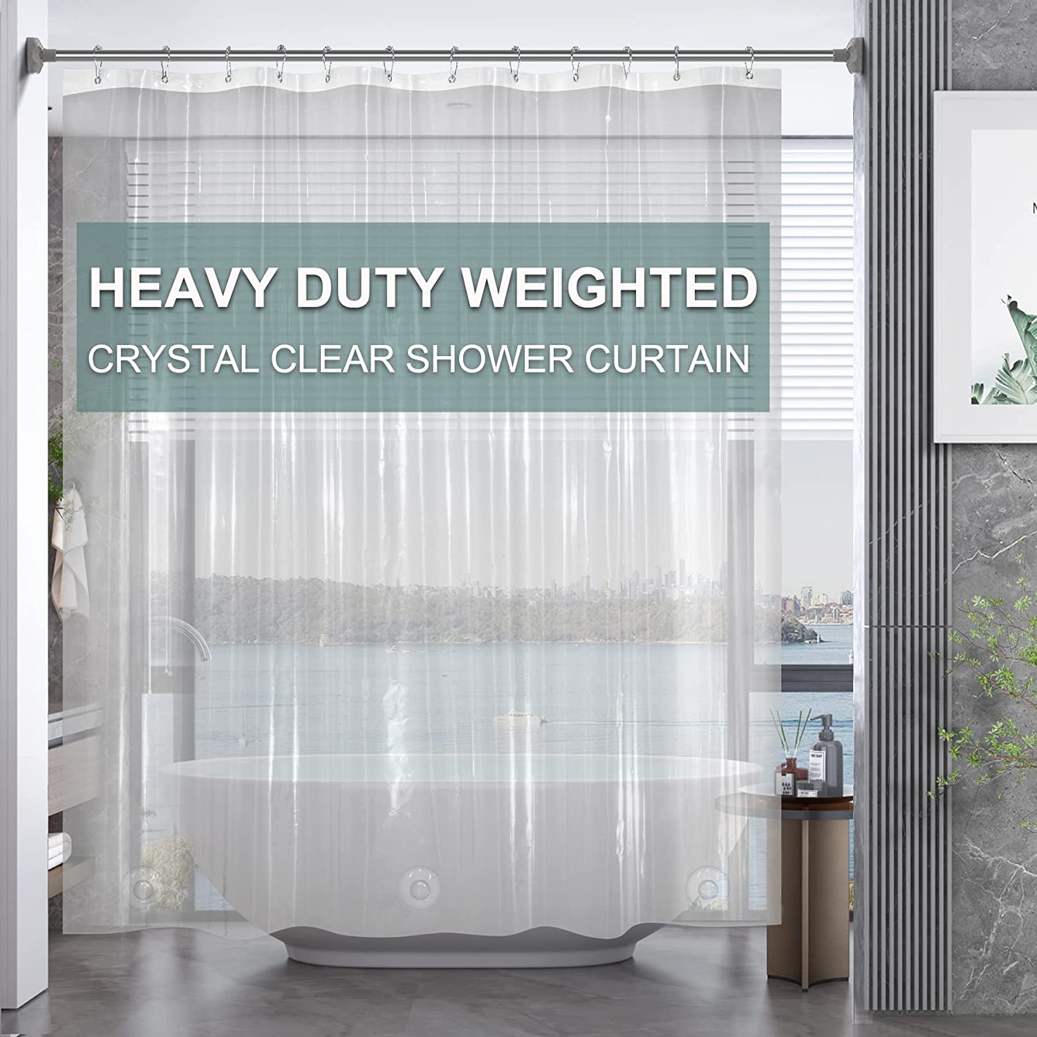 8G Heavy Duty Shower Curtain Liner