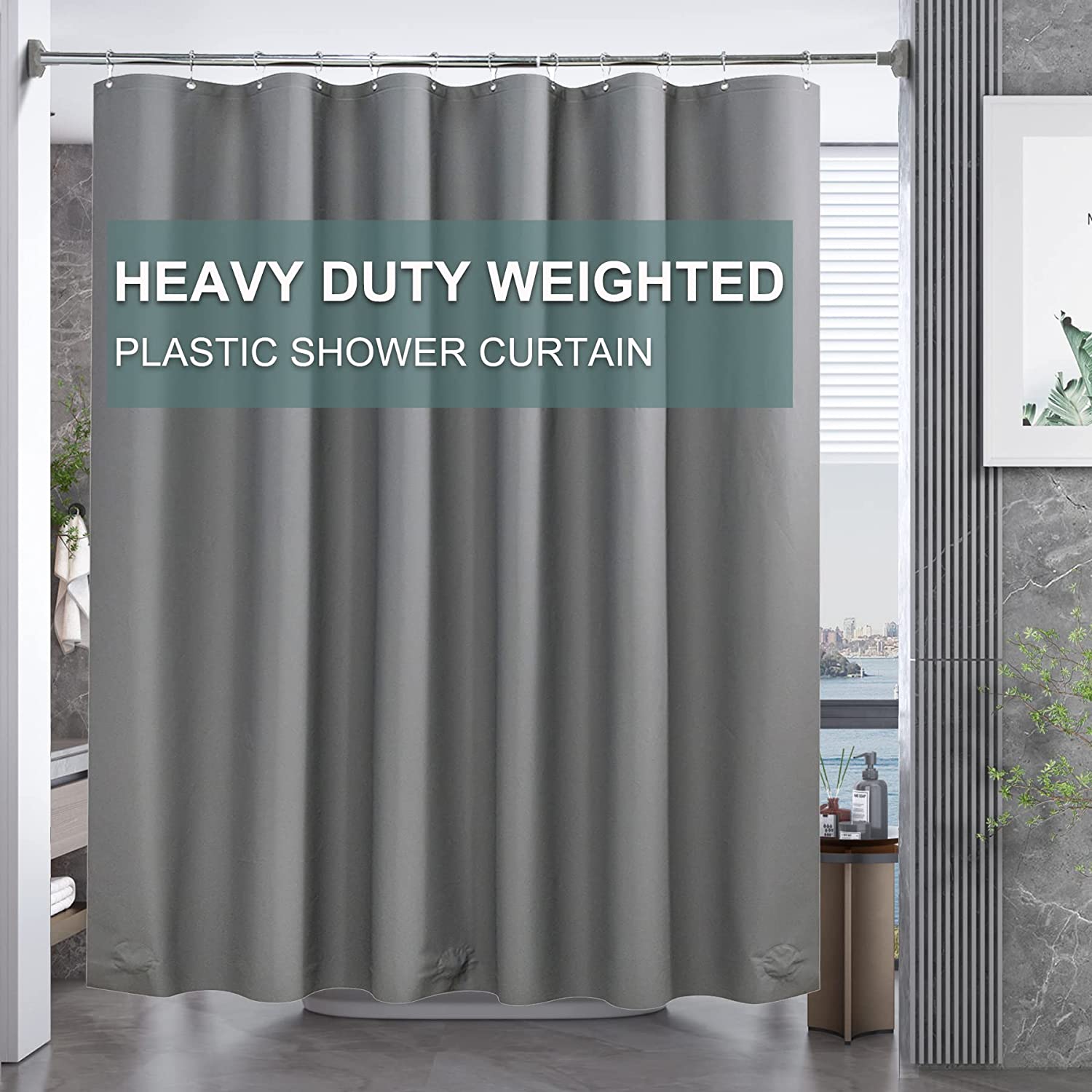 8G Heavy Duty Shower Curtain Liner